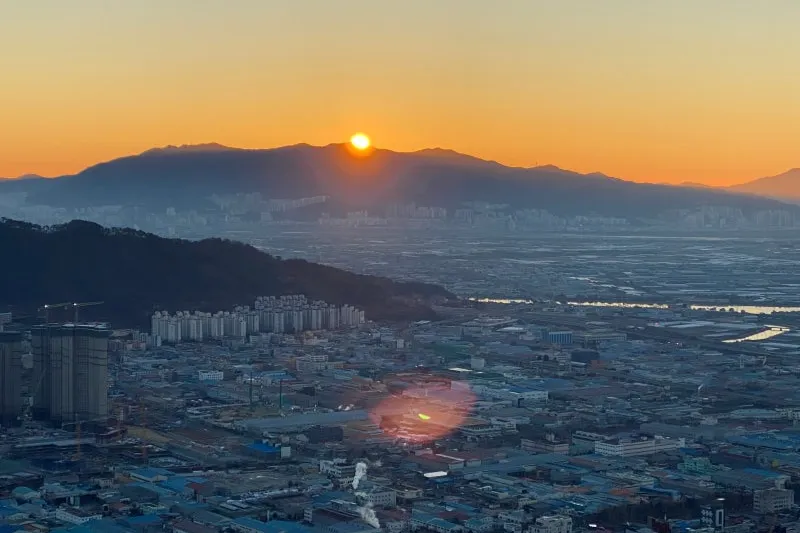 부산 해돋이 산